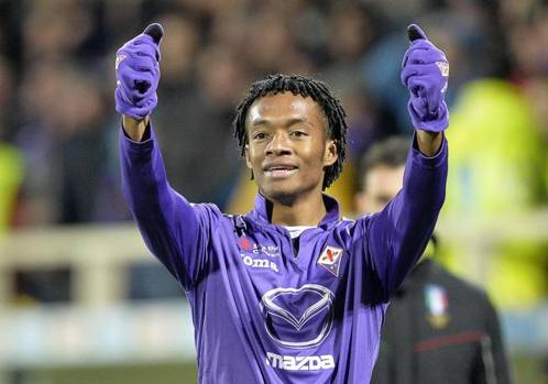 Cuadrado esulta, suo il 2-0 decisivo. Ansa